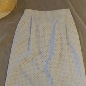 Vintage Harberdashery polka dot skirt USA made